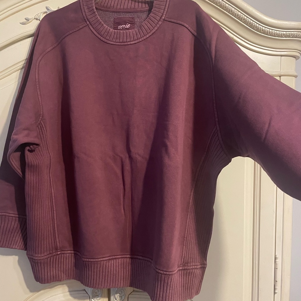 NWT Aerie Large the Chill Crew Sweatshirt - Picture 7 of 7